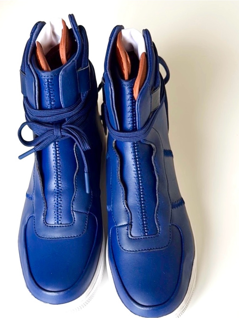 🏷️ NEW! NIKE AF1 REBEL XX Blue High-Top Athletic Shoes